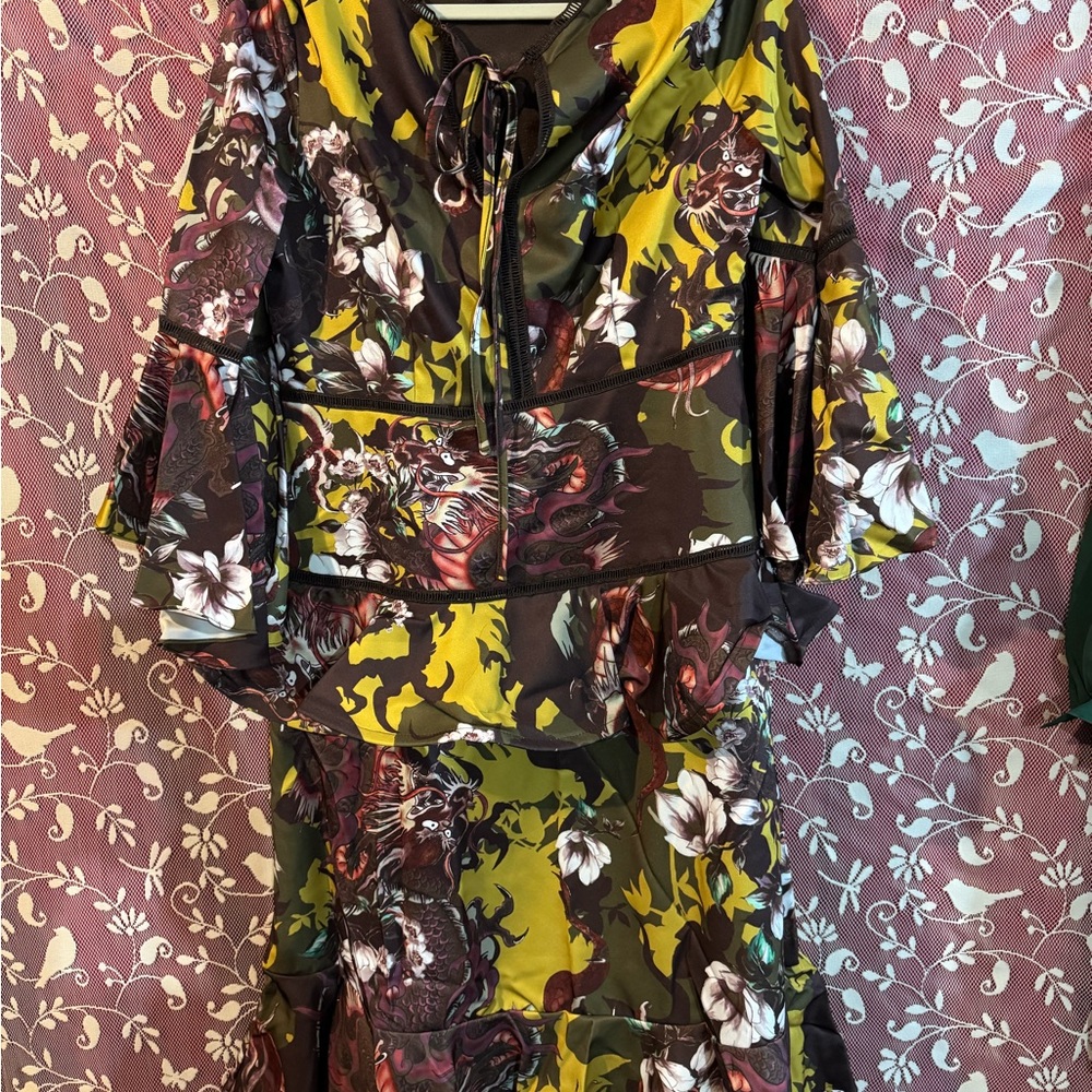 Floral Print Women's Dress